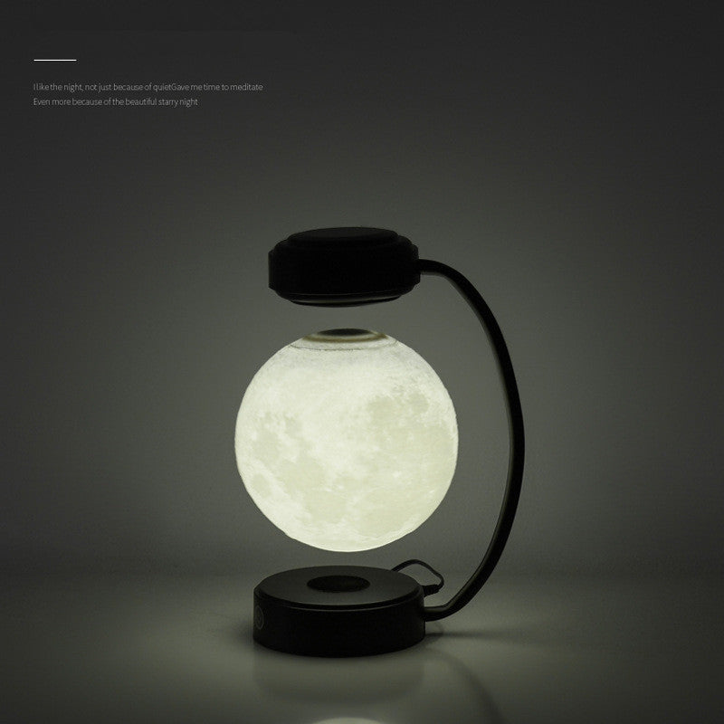 Wireless Levitating 3D LED Moon Lamp w Night Light